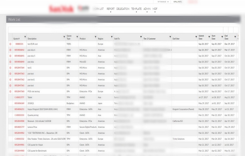 Client Quote Application for High-Tech Industry screenshot 1